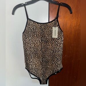 RAGDOLL LA Camel Leopard Bodysuit